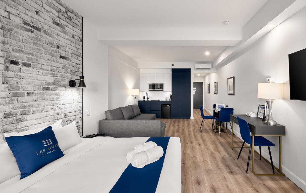 魁北克Les Lofts Du Theatre公寓 外观 照片